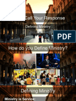 God's Call Your Response: Defining Ministry