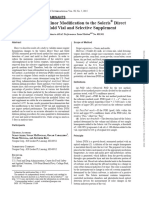 2015 - Validation of A Minor Modification To The Soleris DYM Vial and Selective Supplement - AOAC PTM 051301