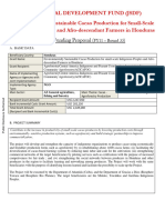 FP PUBLIC P130418 Honduras Sustainable Cacao Production For Indigenous Peoples Proposal FY11