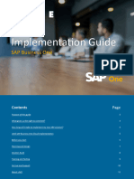 Sap Business One Implementation Guide