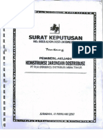 SK Konstruksi Jaringan Distribusi