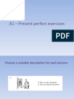 A1 - Present Perfect Exercises