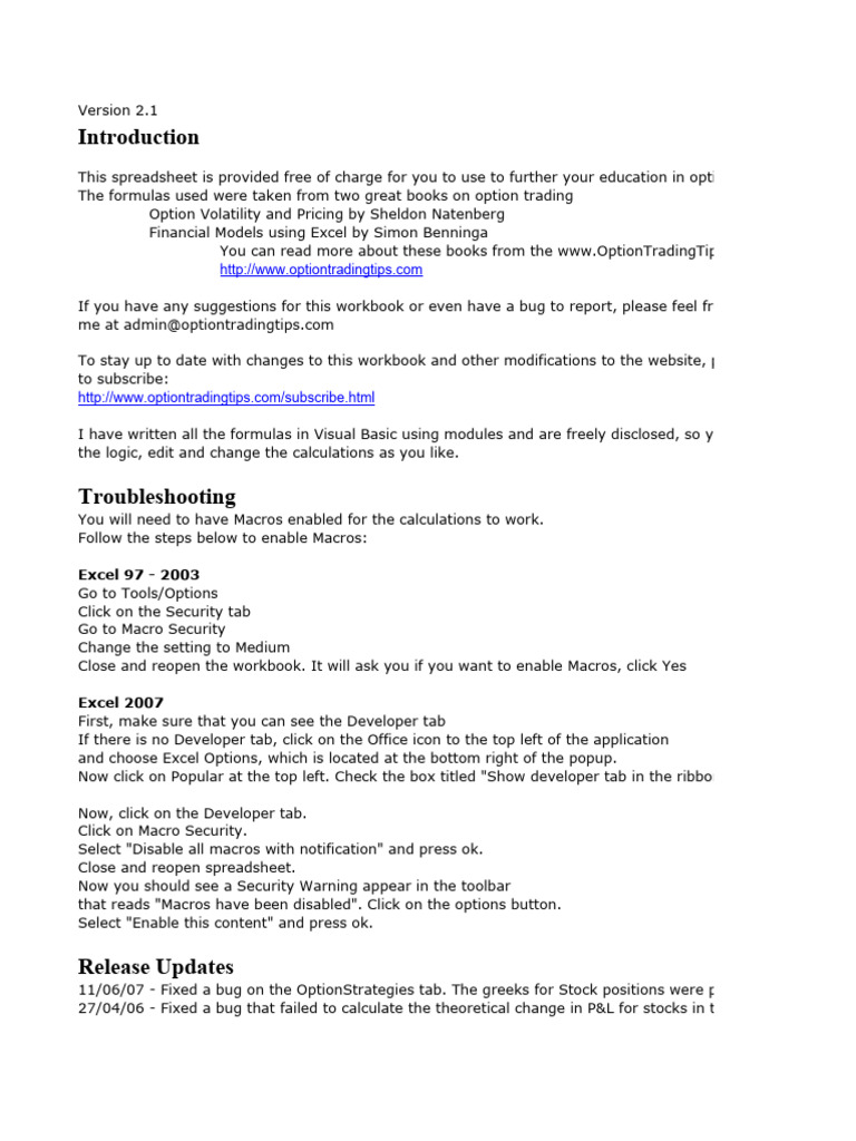 Full Option Greeks Pdf Greeks Finance Option Finance