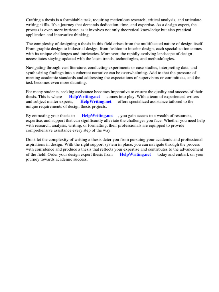 Design expert thesis download free pdf thesis expert