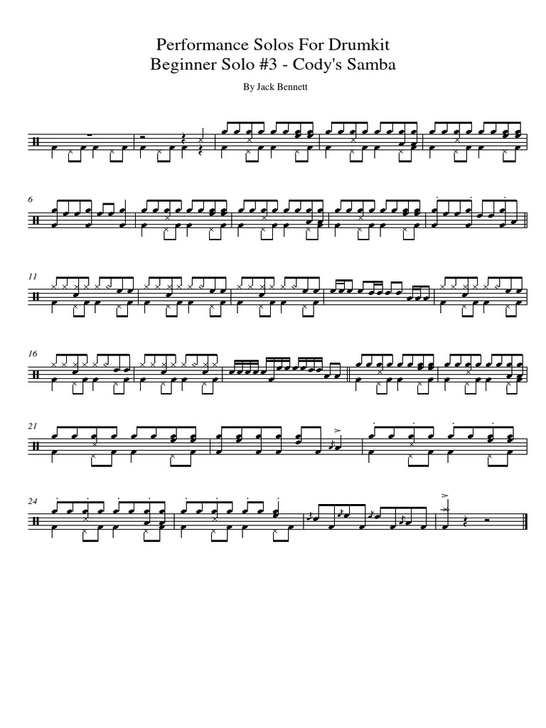 Drum Workbook PDF Percussion Instruments