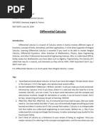 Calculus 1 Study Guide Cheat Sheet | PDF
