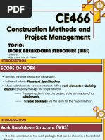 Activity Topic - Work Breakdown Structure