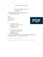 Linear Algebra Homework 4 Solution