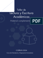 Coprun Intensivo 2024 - Prácticas de Lectura y Escritura - Material Complementario