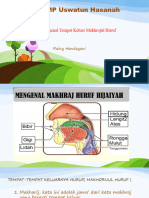 Materi BTQ Makhrojul Huruf