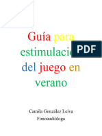 Guía para Estimulación Del Juego en Verano