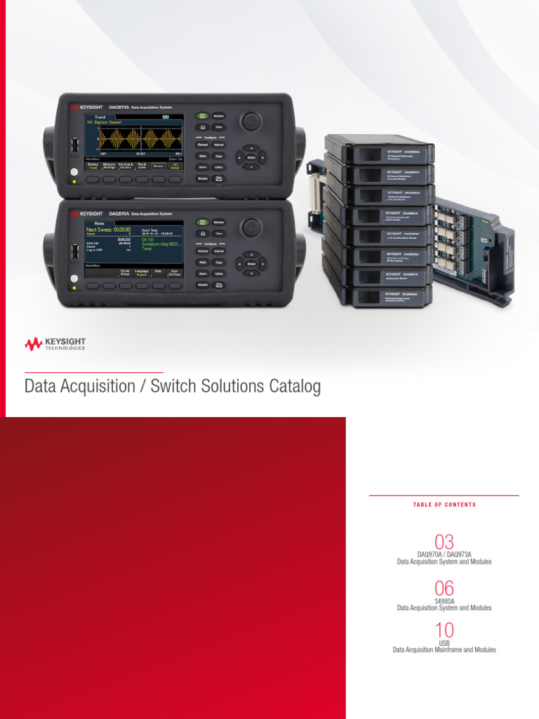Data Acquisition Solutions Overview | PDF | Data Acquisition | Usb