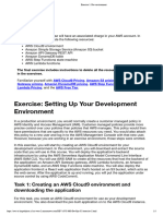 AWS - Exercise 1 - Dev Environment