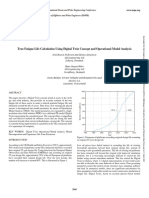 True Fatigue Life Calculation Using Digital Twin Concept and Operational Modal Analysis