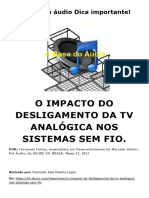 A Base Do Áudio Dica Importante Frequencias de Trabalho Sistemas Sem Fio PDF