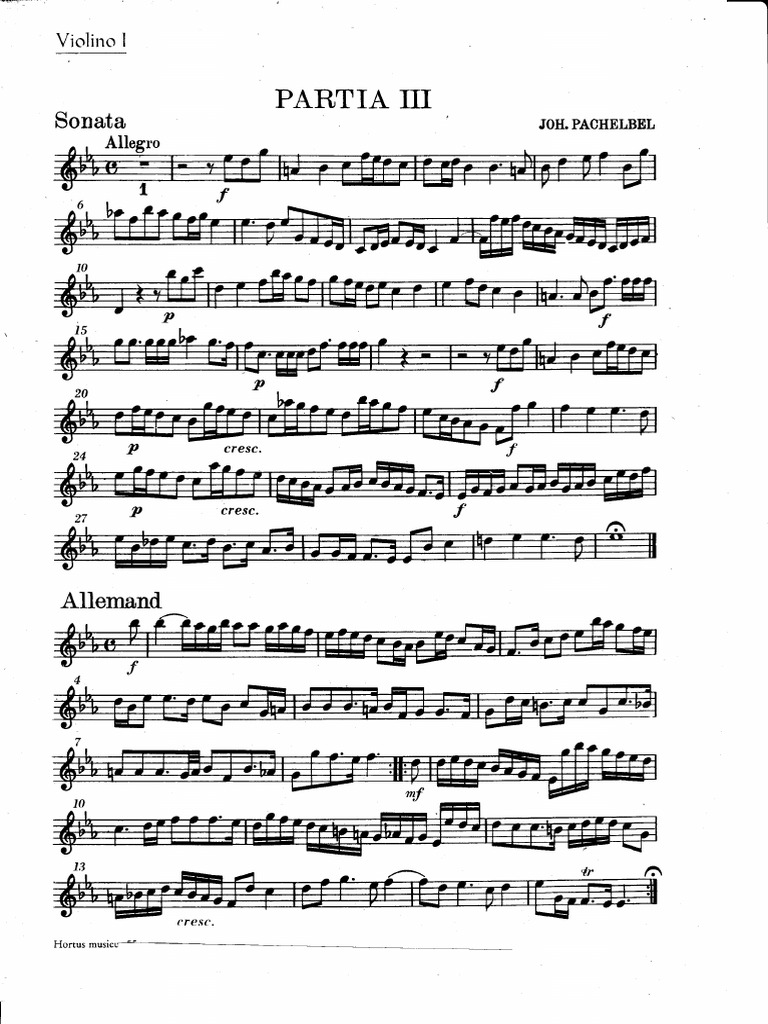Partitas 3-4 Partes | PDF