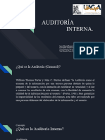 Auditoría Interna.