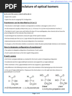 R/S Configuration and Priority Rules | PDF | Chemistry | Physical Sciences