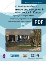 2006 Kenya Resource Leakage and Corruption in The Education Sector Eng