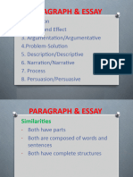 Kinds of Paragraphs or Essays With Contrast