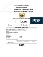 Registro Auxiliar de Evaluacion Primaria 2024