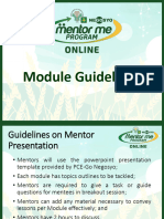 Module Guidelines