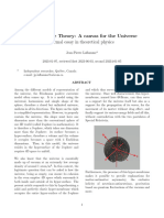 The Θ-Brane Theory, A Canvas for the Universe, V3