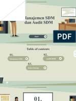 Manajemen SDM Dan Audit SDM