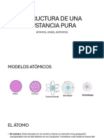 Estructura de Una Sustancia Pura