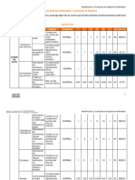 Actividad Aprendizaje Entregable - Identificación y Evaluación de Aspectos Ambientales John Diaz