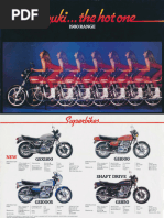 Suzuki Range Brochure 1980