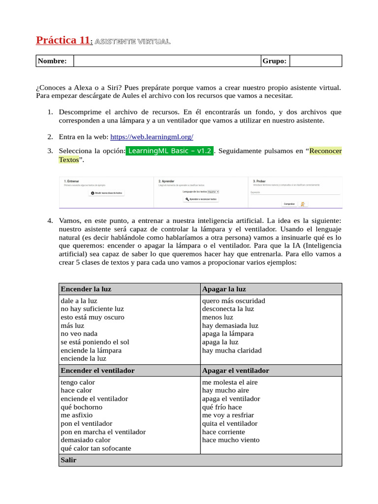 Crea tu propio asistente virtual en Scratch | PDF | Inteligencia ...