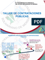 TALLLER LEY DE CONTRATACIONES PÚBLICAS - alcaldias y demas entes descentralizados