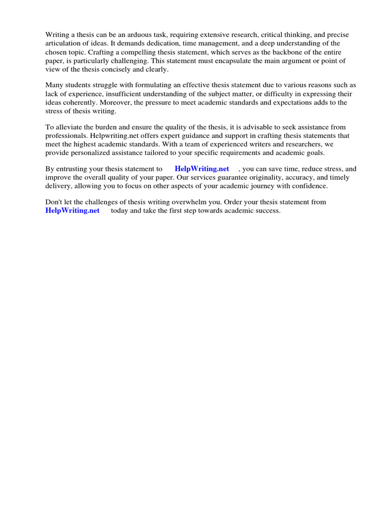 Define thesis statement example pdf essays thesis