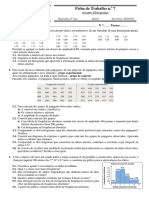 Ficha de Trabalho Nº7 - Histogramas