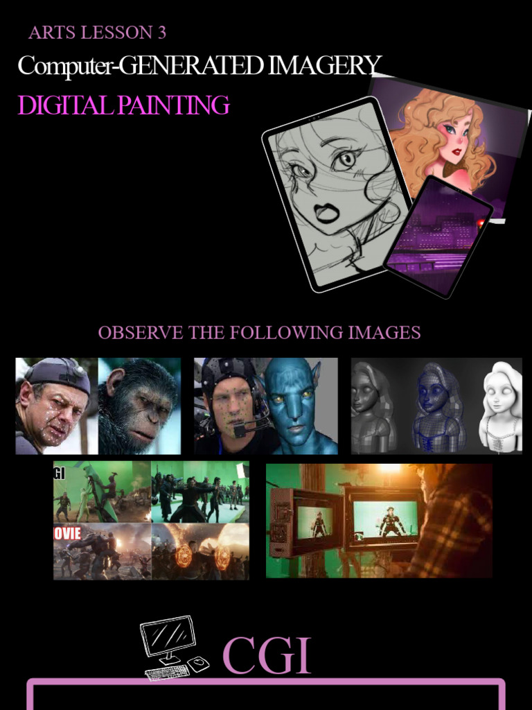 Computer Generated Imagery And Digital Painting Pdf Computer