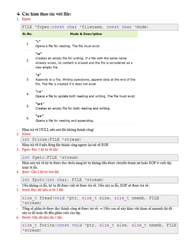 File Functions | PDF