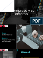 La Empresa y Su Entorno