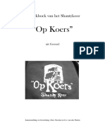 Traditional - Op Koers - Muziekboek