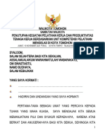 10 November 2023 Sambuta Walikota Dalam Penutupan Kegiatan Pelatihan Mengelas Tahun 2023