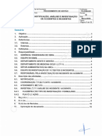 PG-SSM-001 Notificação análise e investigação de acidentes e incidentes=0 UNIFORTE