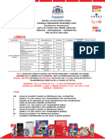 Lista de Utiles Bernardino Tercer Curso Bgu 2024-2025