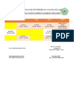 Jadwal Mengajar