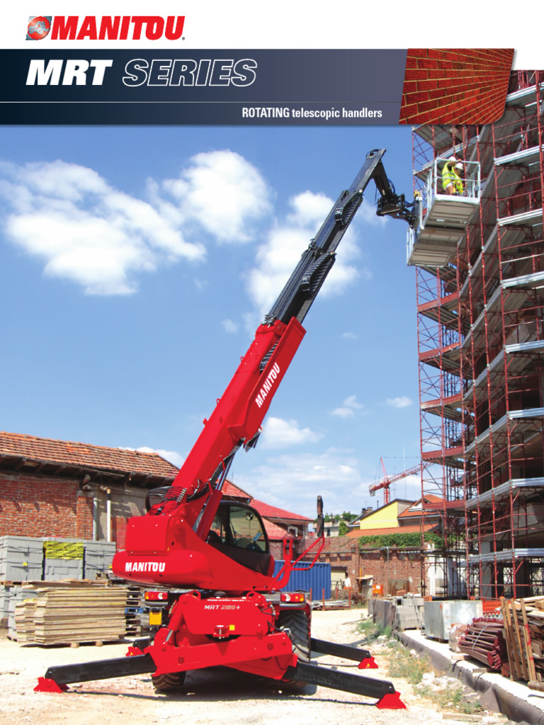 Manitou MRT Series Rotating Telescopic Handlers | PDF | Elevator | Truck