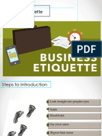 Business Etiquette New