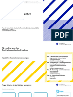 Teil 1.3 Rechtsformentscheidung - Vorlesung