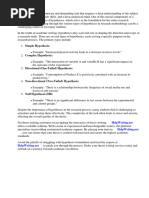 Types of Hypothesis in Research Methodology With Examples