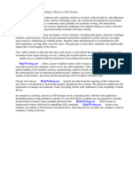 Example of Thesis With Apa Format