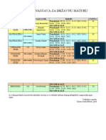 Raspored Dodatne 23-24