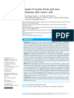 Case Control-Vitamin - D - Serum - Levels - and - Non